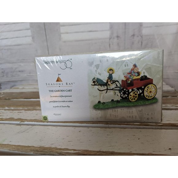 Dept 56 The Garden Cart 53327 Carriage Horse Seaso